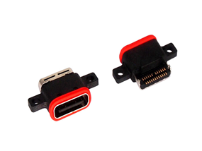 Waterproof USB Type C connector
